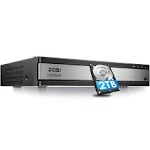 ZOSI H.265+ 16Channel Full 1080P Video Security DVR Recorder with 2TB Hard Drive