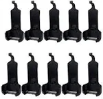 Original Walkie Talkie Belt Clip Compatible with Two Way Radio WLN KD-C1 Radtel RT-10 Luiton LT-316 TIDRADIO TD-M8 Retevis RT22 RT22S Zastone X6 Zeadio ZS-B1 NKTECH NK-U1 Radioddity R1 (10 Pack)