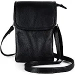 befen Small Genuine Leather Wallet Purse Crossbody Bag