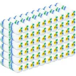 60 Piece Mini Rollers Covers Paint Tools 4 Inch 1/2" Nap 4" Roller