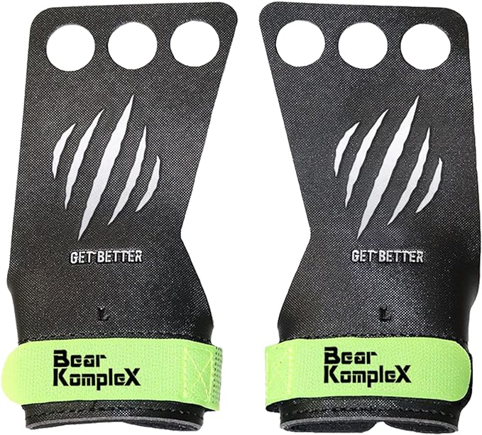 Bear Komplex 3 Hole Hand Diamond Grips - Black