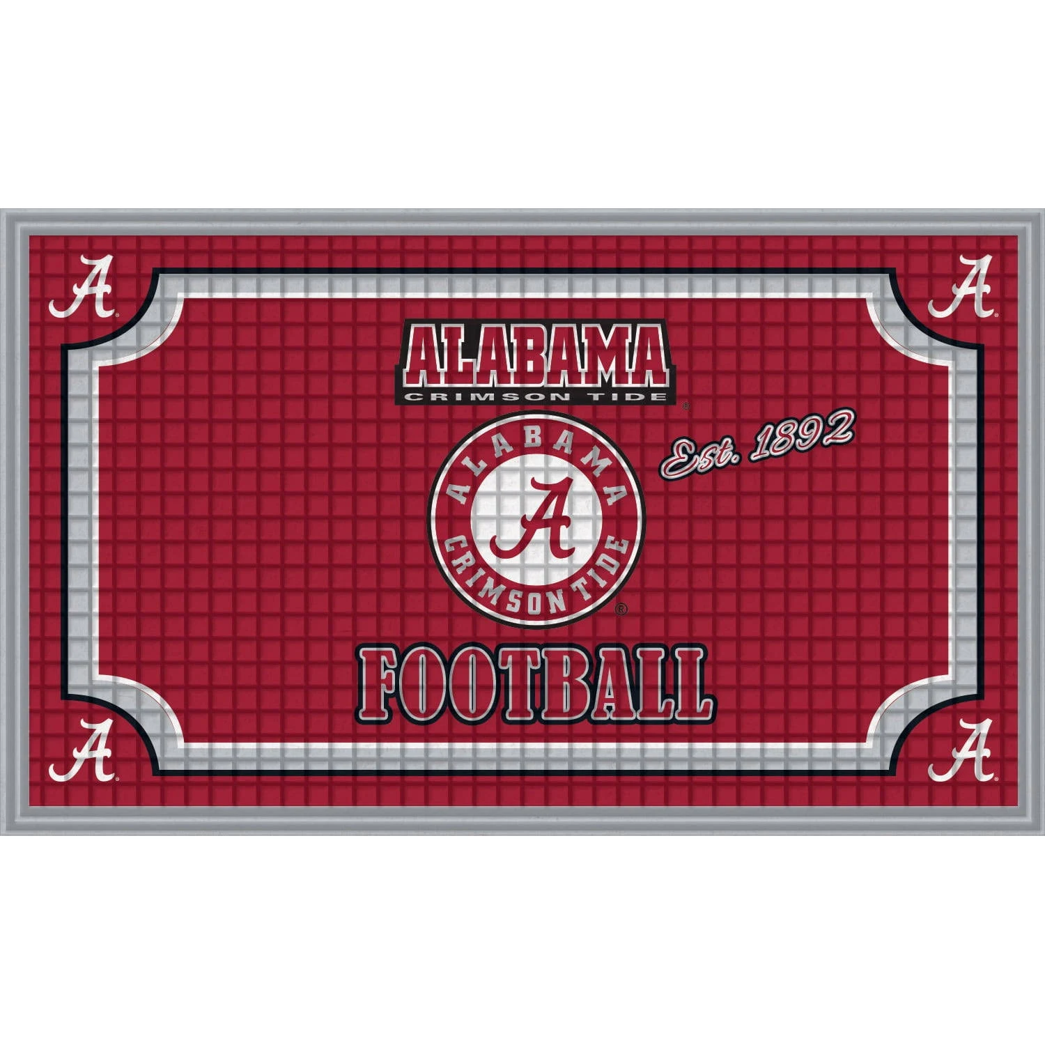 Team Sports America NCAA Embossed Floor Mat, 18 x 30 inches