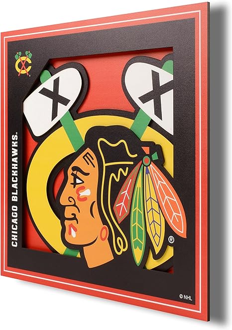 YouTheFan NHL 3D Logo Series Wall Art-12x12