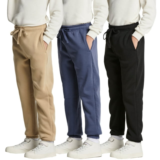 Real Essentials Boys' Tech Fleece Jogger Sweatpants