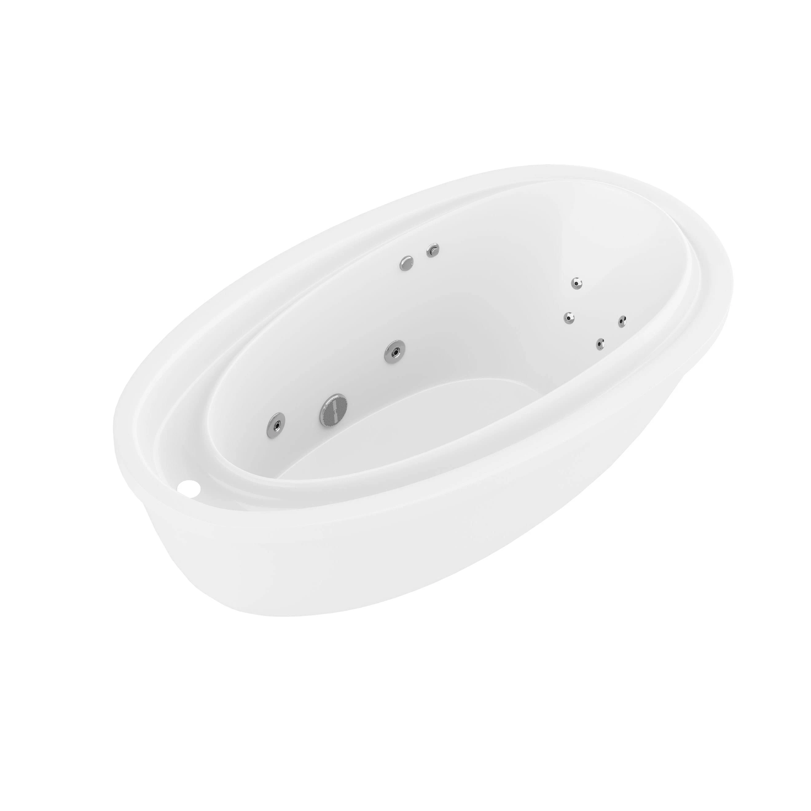 ANZZI Leni Jetted Whirlpool Tub FT-AZ202