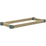 Knape & Vogt HyLoft Heavyweight 2 x 4 Do-It-Yourself Single Shelf