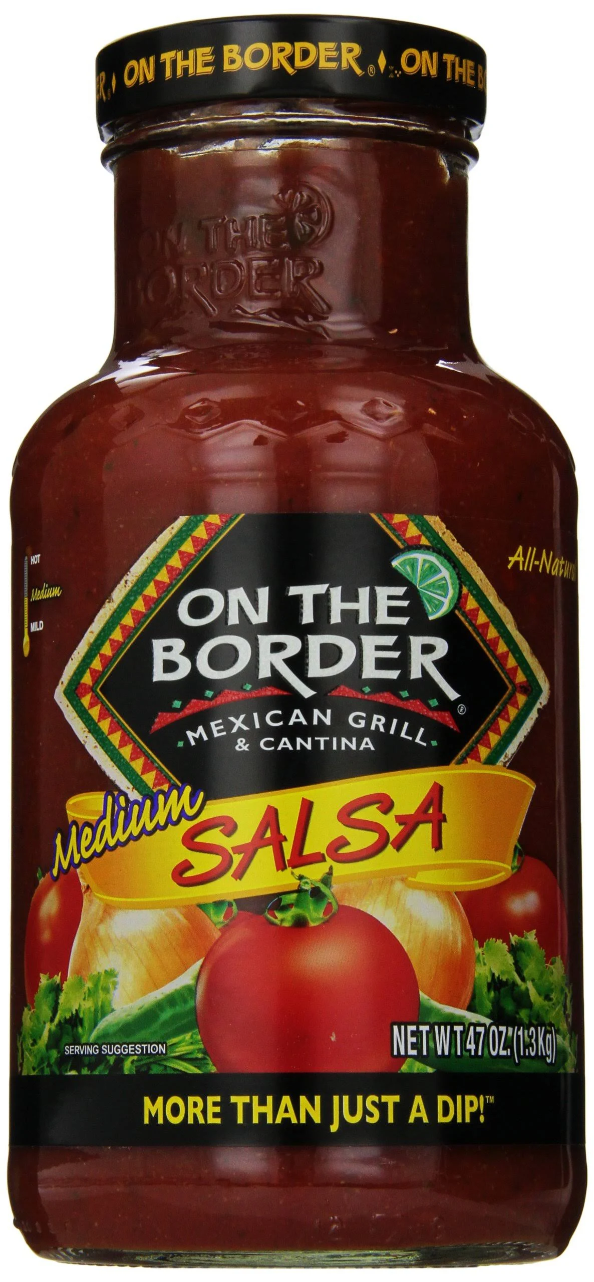 On The Border Salsa, Medium - 47 oz