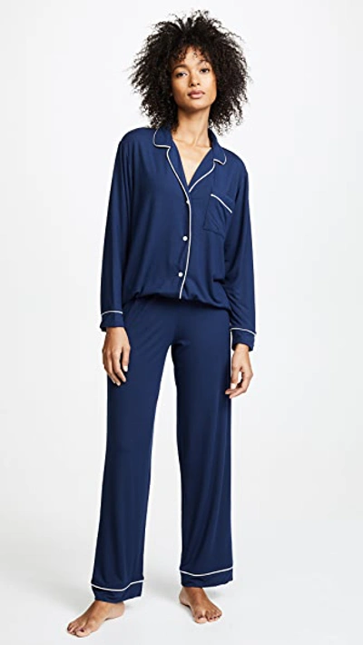 Eberjey Gisele Pj Set - Navy/Ivory