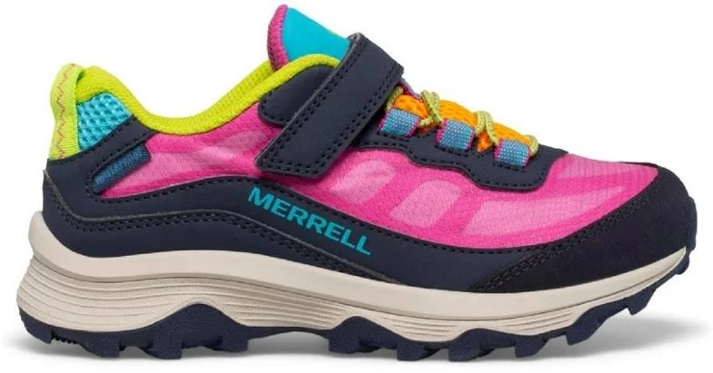 Merrell Kid's Moab Speed Low A/C Waterproof, Size: 13, Navy/Multi