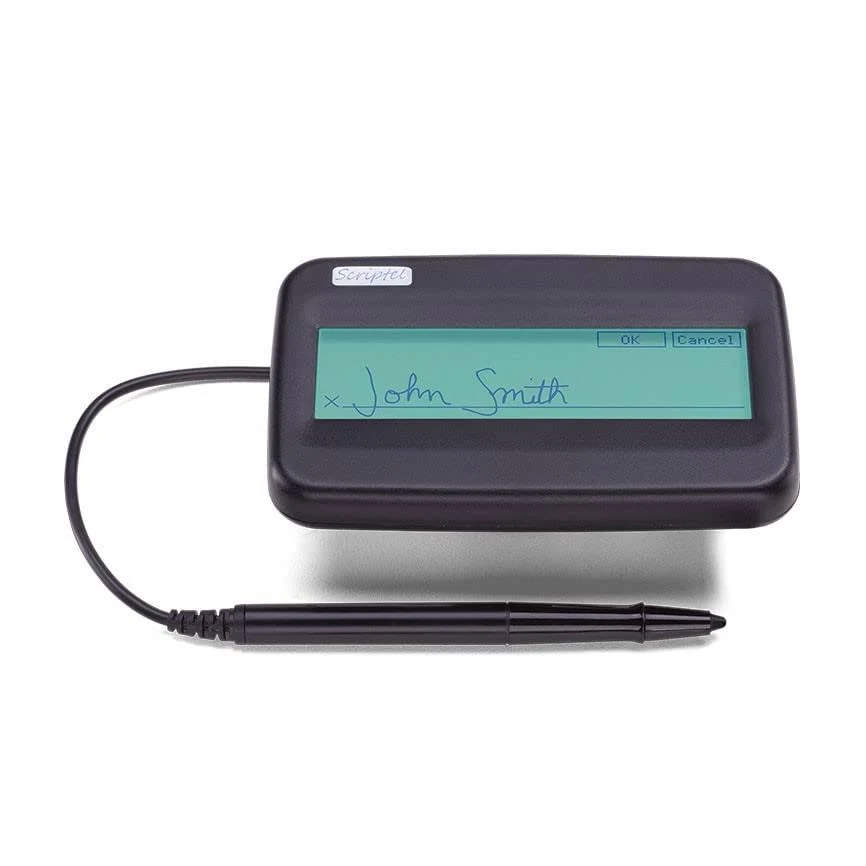 Scriptel ST1551-6FT EasyScript Compact 1x5 LCD Signature Capture Pad