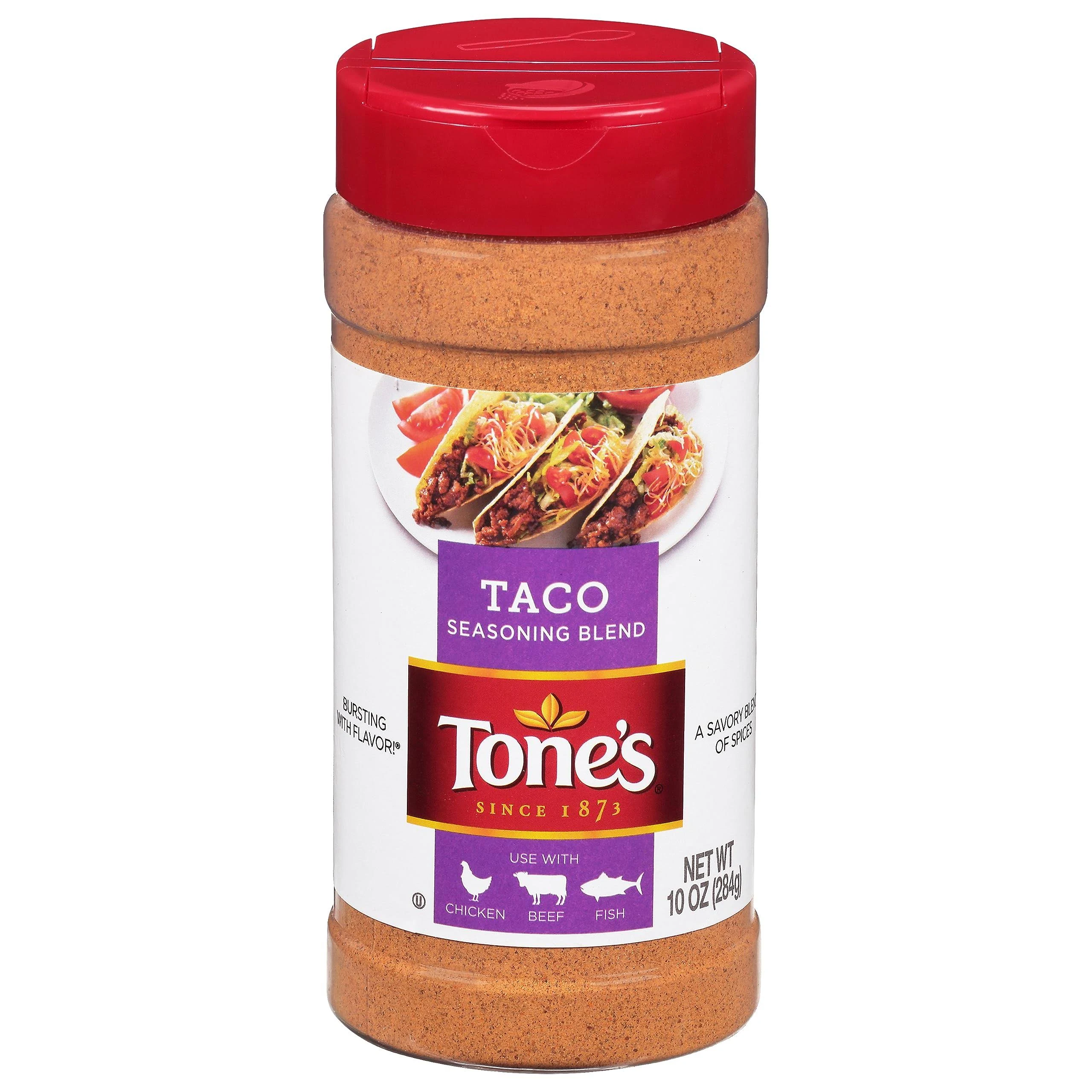 Tone&#039;s Taco Seasoning 23 oz. x 2 New .Expires May 25 2024