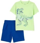 Toddler Boy Carter's Dinosaur Tee & Shorts Set