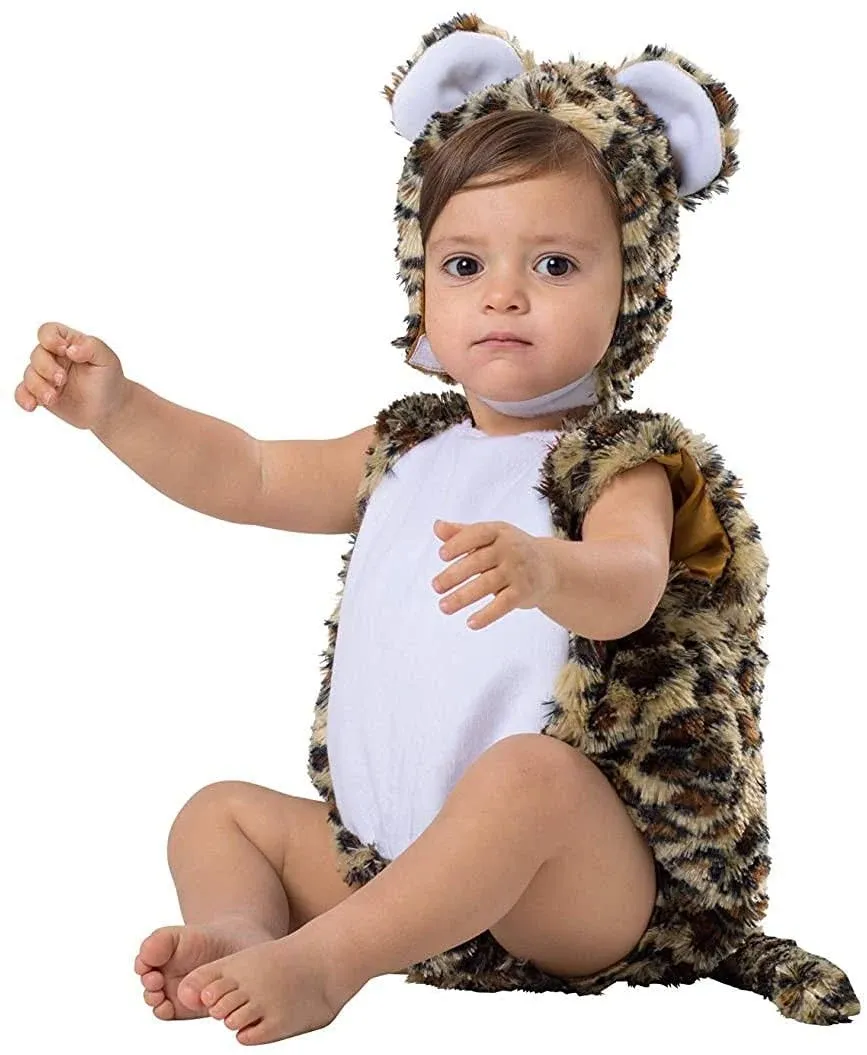 Dress-Up-Ameri<wbr/>ca Leopard Costume for Babies - Baby Animal Dress Up - Infant Leop