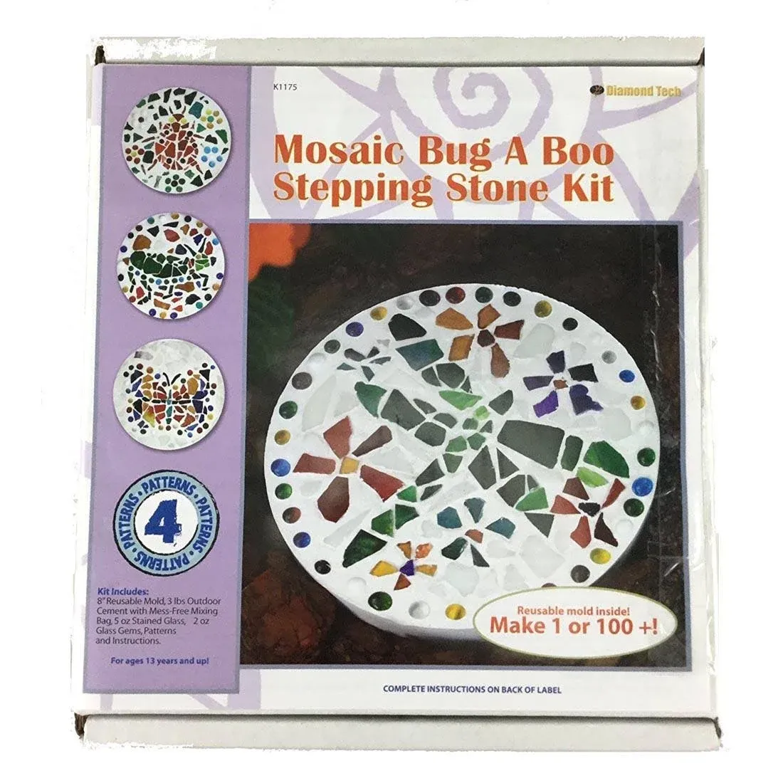 Bug A Boo - Mosaic Stepping Stone Kit