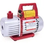 Single-Stage Rotary Vane Vacuum Pump for HVAC/Auto AC Refrigerant Recharging US