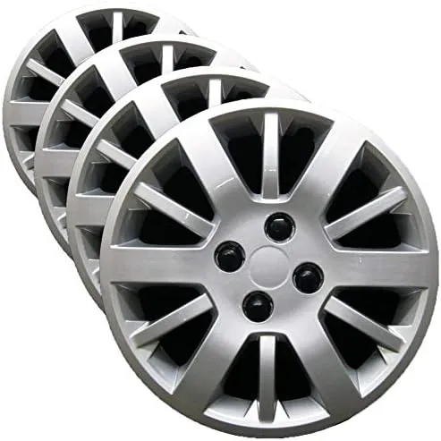 Hub-caps for 05-10 Chevrolet Cobalt (Pack of 4) Wheel Covers 15 inch Snap On Silver