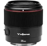 YONGNUO YN35mm F2S DF DSM Auto Focus Wide Angle Prime Lens for Sony, F2 Large Aperture Full Frame APS-C for Sony E Mount Camera Black