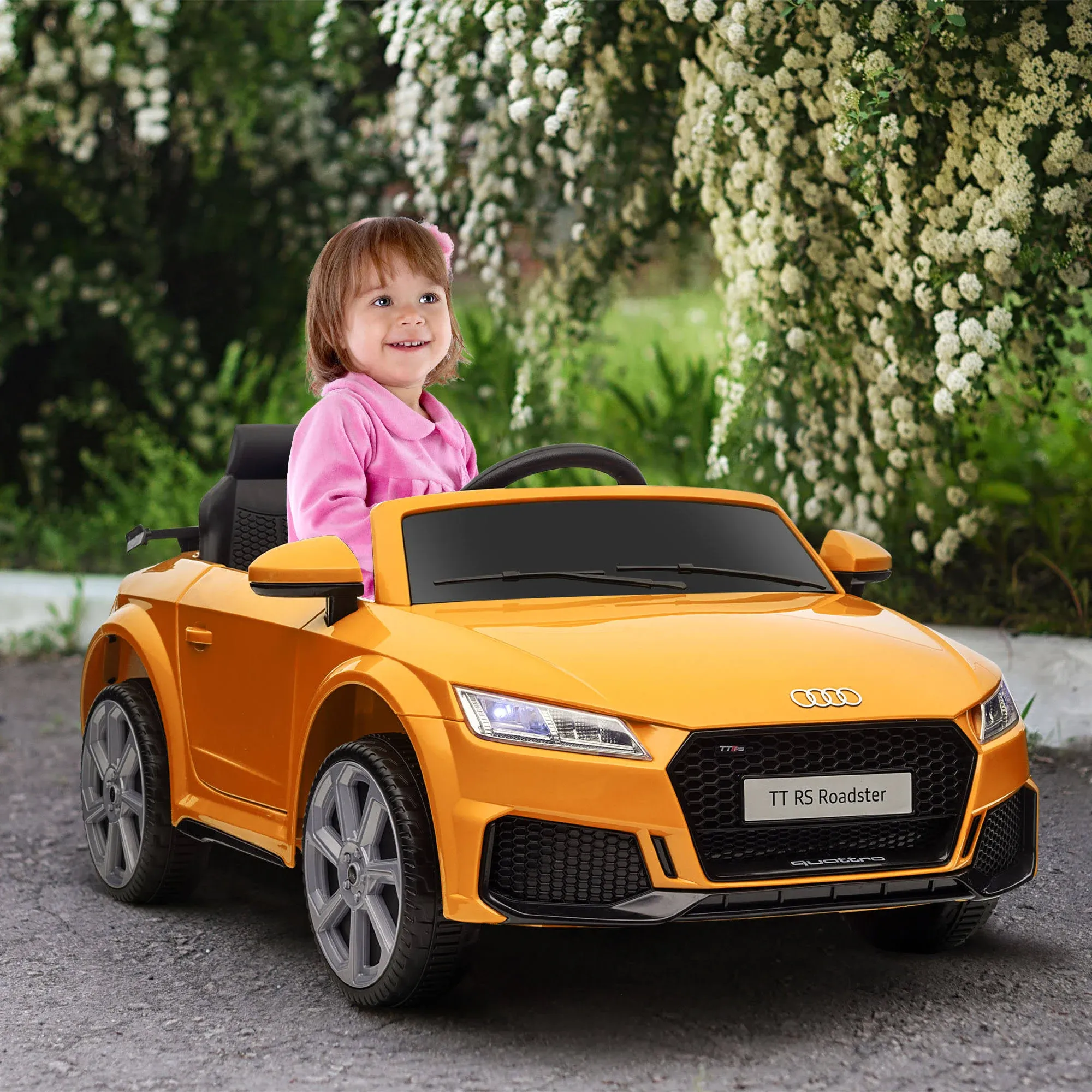 Aosom 6V Kids Electric Ride On Car Licensed Audi TT RS and Remote Control