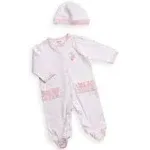 Little Me Baby Girls Prima Ballerina Footie Pink