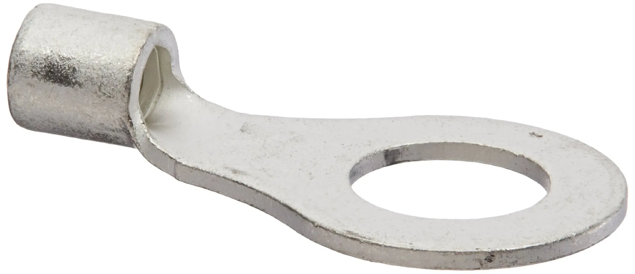 NSI Uninsulated Ring Terminal, 12-10 Wire Size, 5/16" Stud Size, 0.591" Width, 1.102" Length