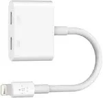 Belkin Lightning Audio with Charge Adapter, White