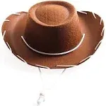 Century Novelty Children's Red Felt Cowboy Hat