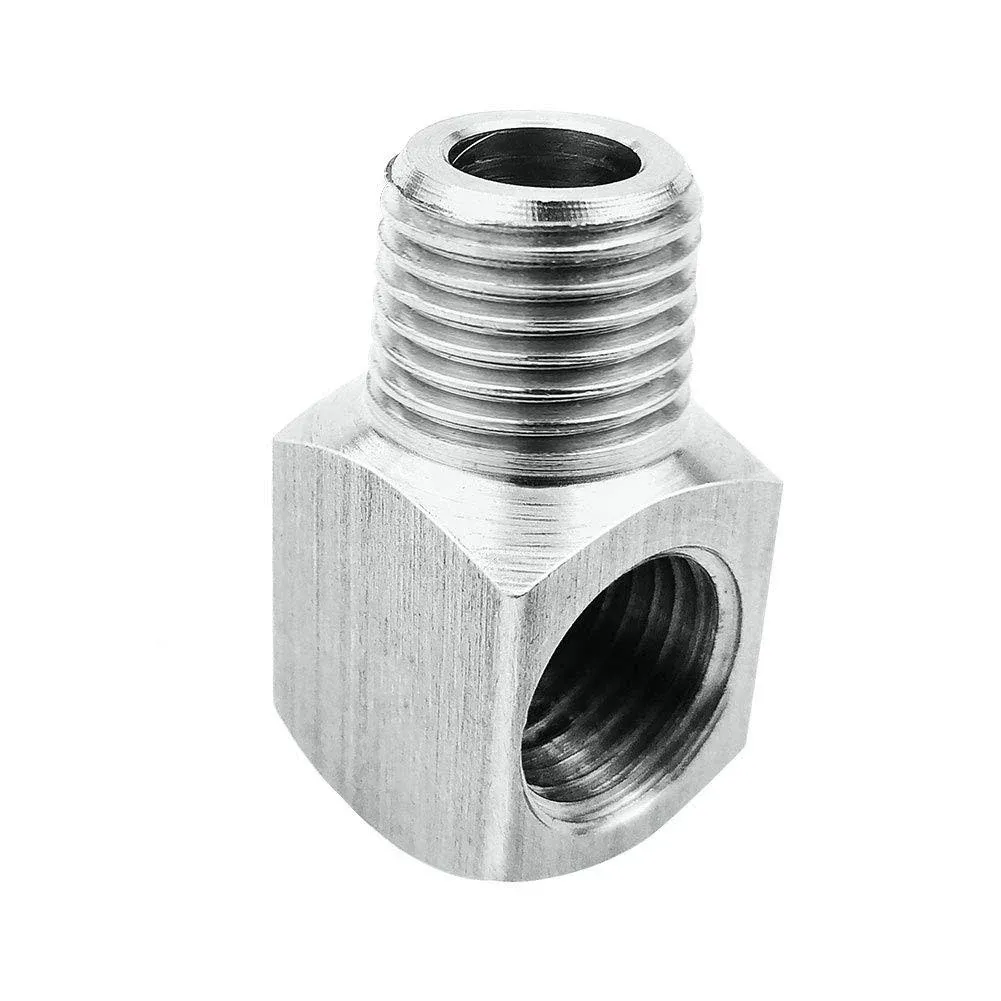 Beduan Stainless Steel Cast Pipe Fittings, 90 Degree Street Elbow 1/2" NPT Male x 1/2" NPT Female Water Fuel Air