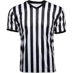 Murray Sporting Goods Men's V-Neck Referee Shirt | Men’s Official Short Sleeve Pro-Style V-Neck Officiating Halloween Costume