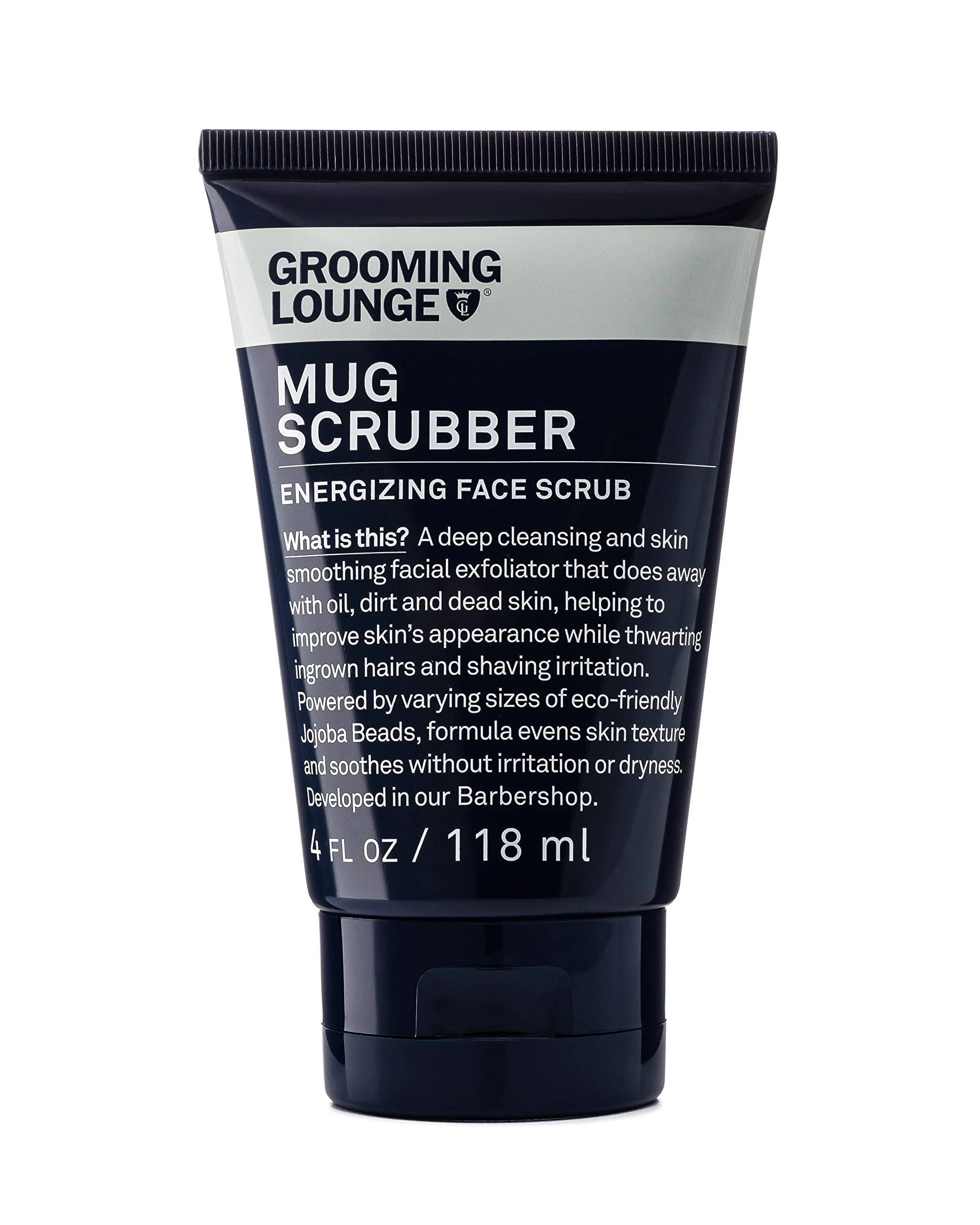 Grooming Lounge Mug Scrubber Energizing Face Scrub 4 oz New