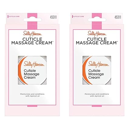 Sally Hansen Nail Treatment Cuticle Massage Cream, 2 Count(Pack of 1)