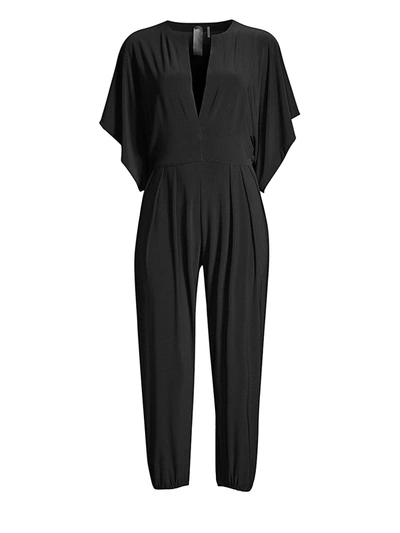 Kamalikulture Rectangle Jog Jumpsuit In Black