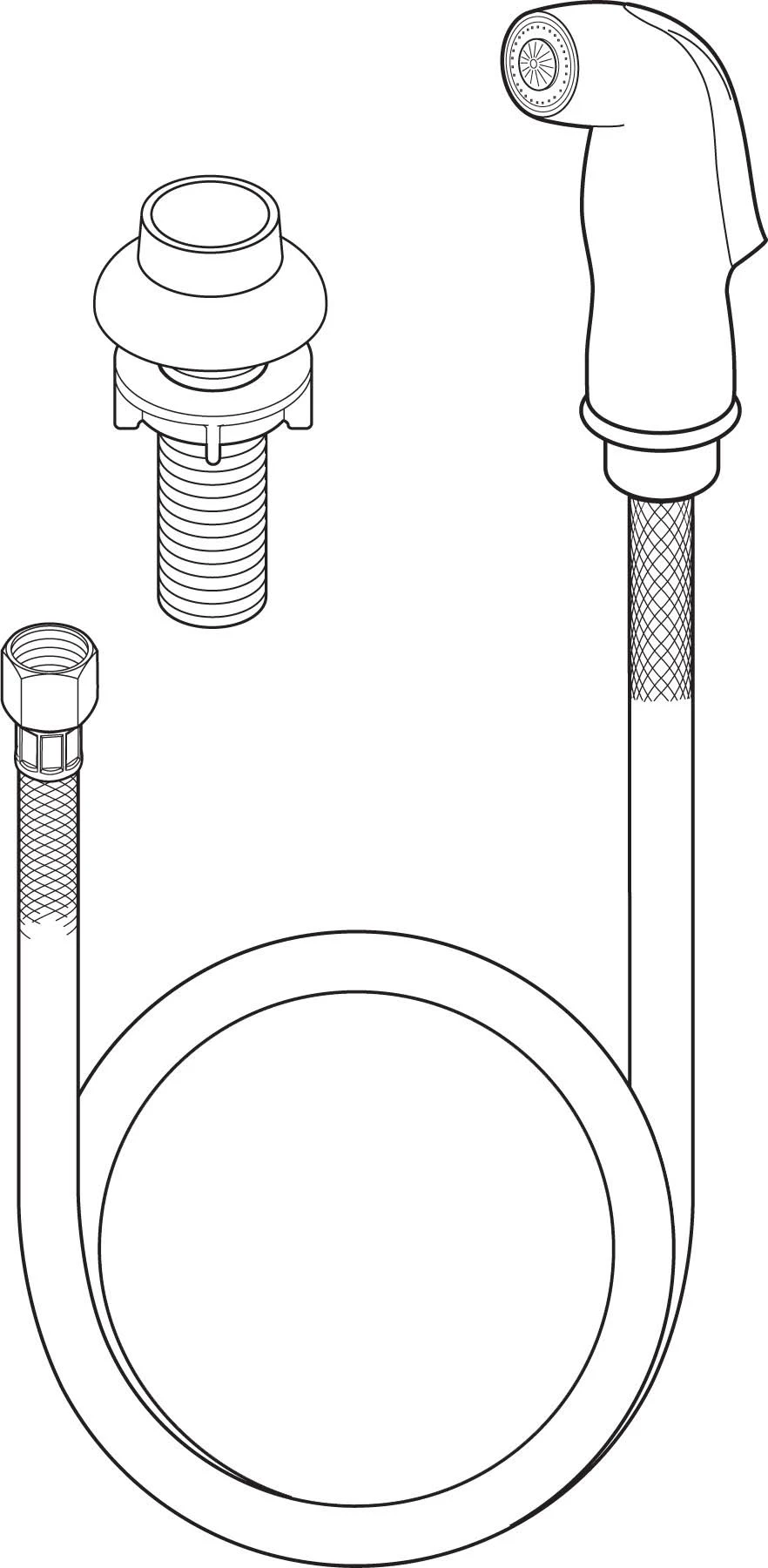 Delta RP44125OB Side Spray & Hose Assembly Oil Bronze