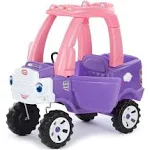 Little Tikes Princess Cozy Truck Ride-On, Pink Truck, 90cm x 45cm x 89cm