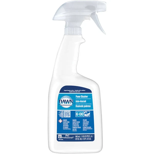 Dawn Professional Dish Power Dissolver, 32oz Spray Bottle, 6/Carton