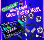 115W UV Black Light Glow Party Kit, LED Strip Design, Indoor/Dark Room/Stage