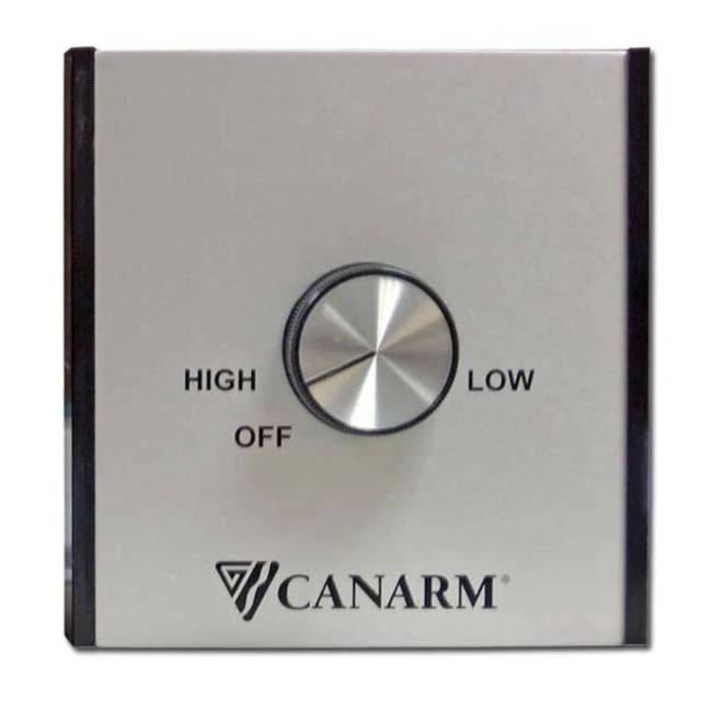 CANARM Fan Control, Rotary, 120V, 5A