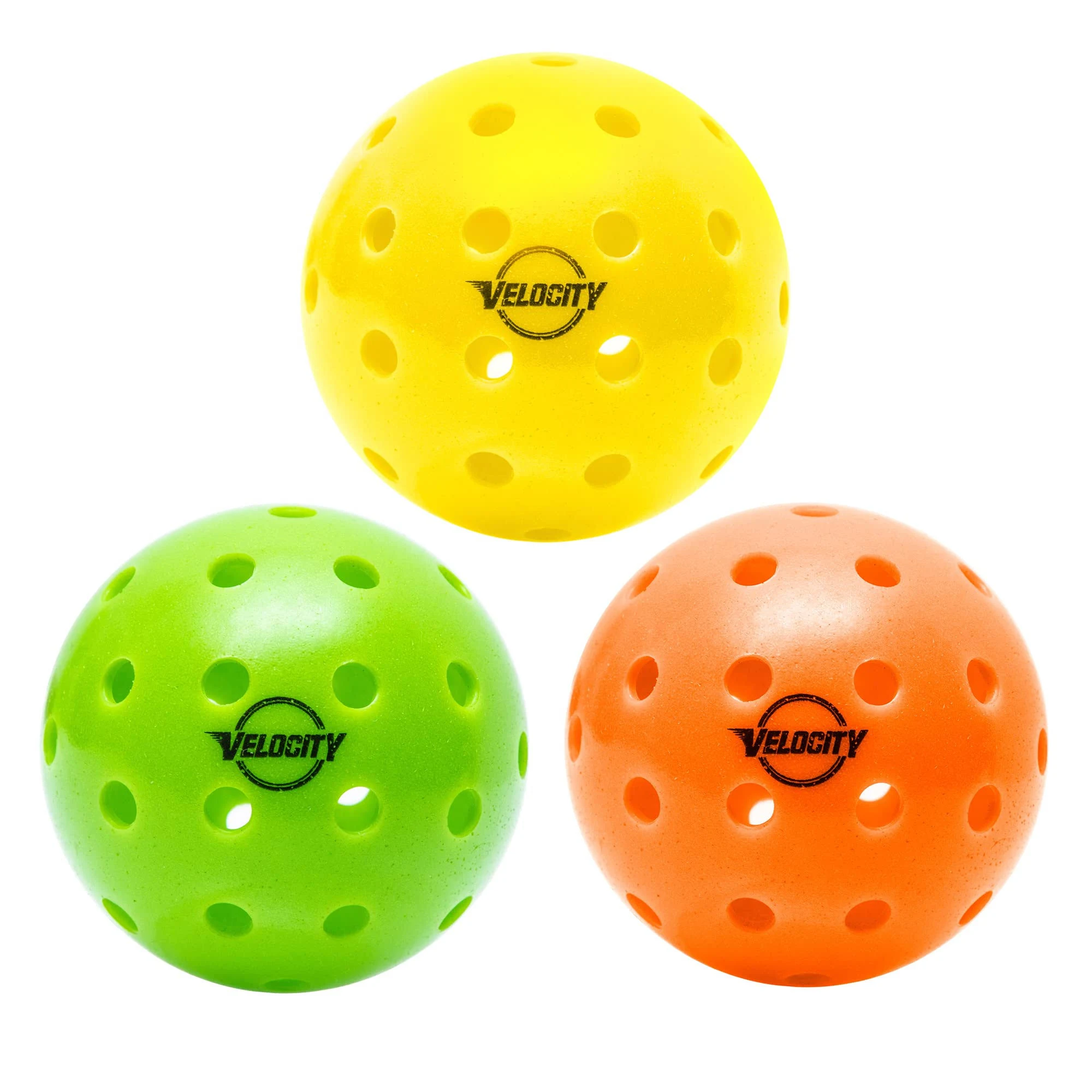 Velocity Premium Pickleballs - USAPA-Certified | 40-Hole Design for Ultimate Outdoor Performance | Official Size & Weight