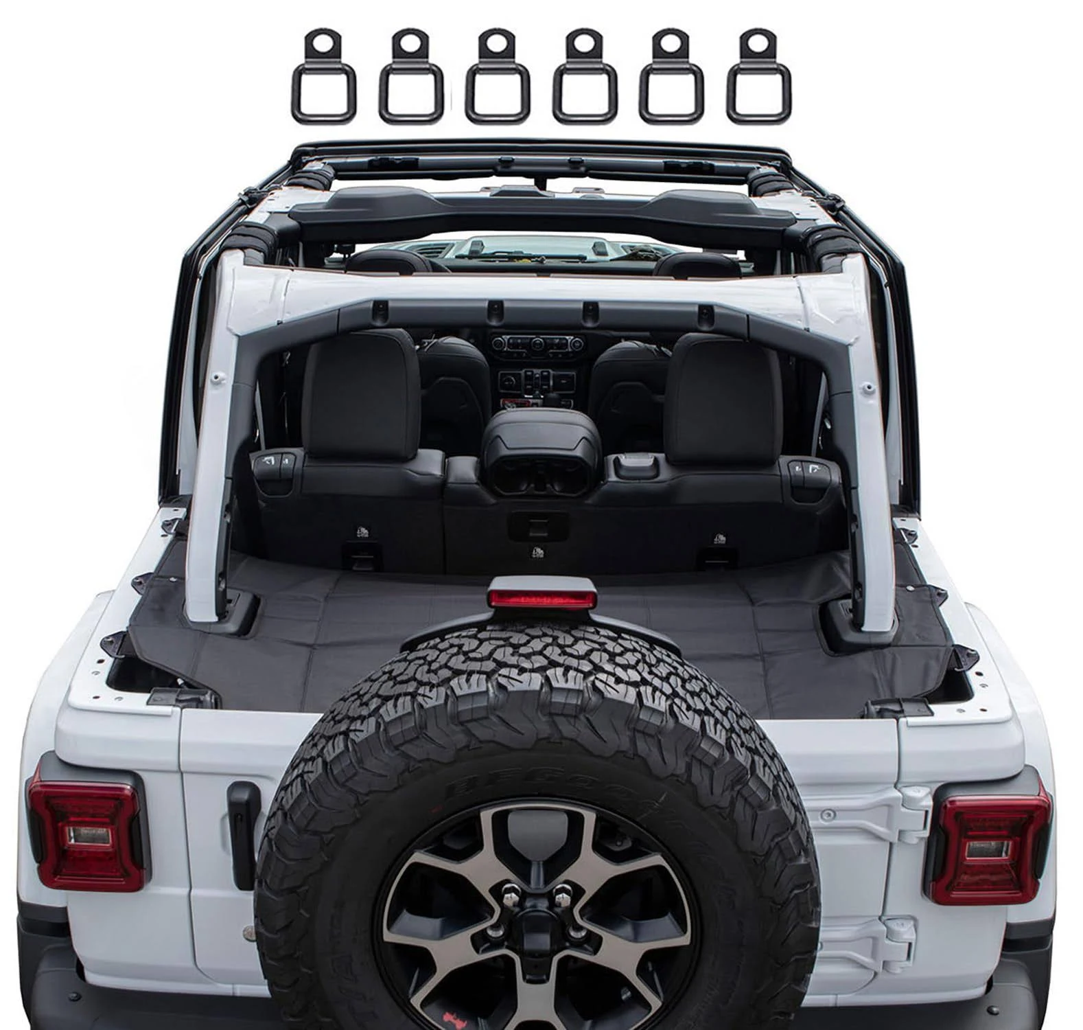 GPCA Cargo Cover Lite for Wrangler JL 4DR Sport Sahara Rubicon Unlimited (2018-2021)