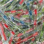 Sour Punch Twists, 3 Inch Individually Wrapped Candy, Bulk, (3 Lbs.), Blue Raspberry, Cherry, Strawberry & Apple, Great for Easter Baskets & Egg Hunts, Movie & Game Nights, Lunches, Gifts and More! (3 Lb,)