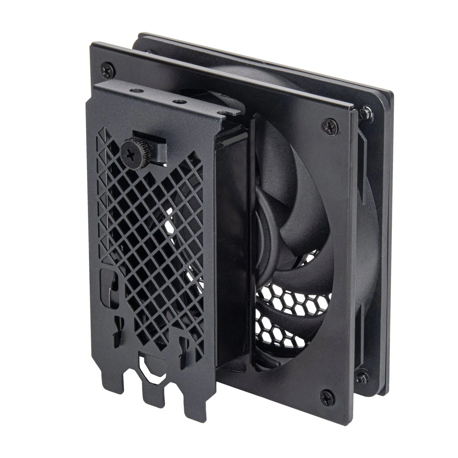 SilverStone Technology FDP02 External GPU Cooling Fan Adapter Bracket, SST-FDP02B