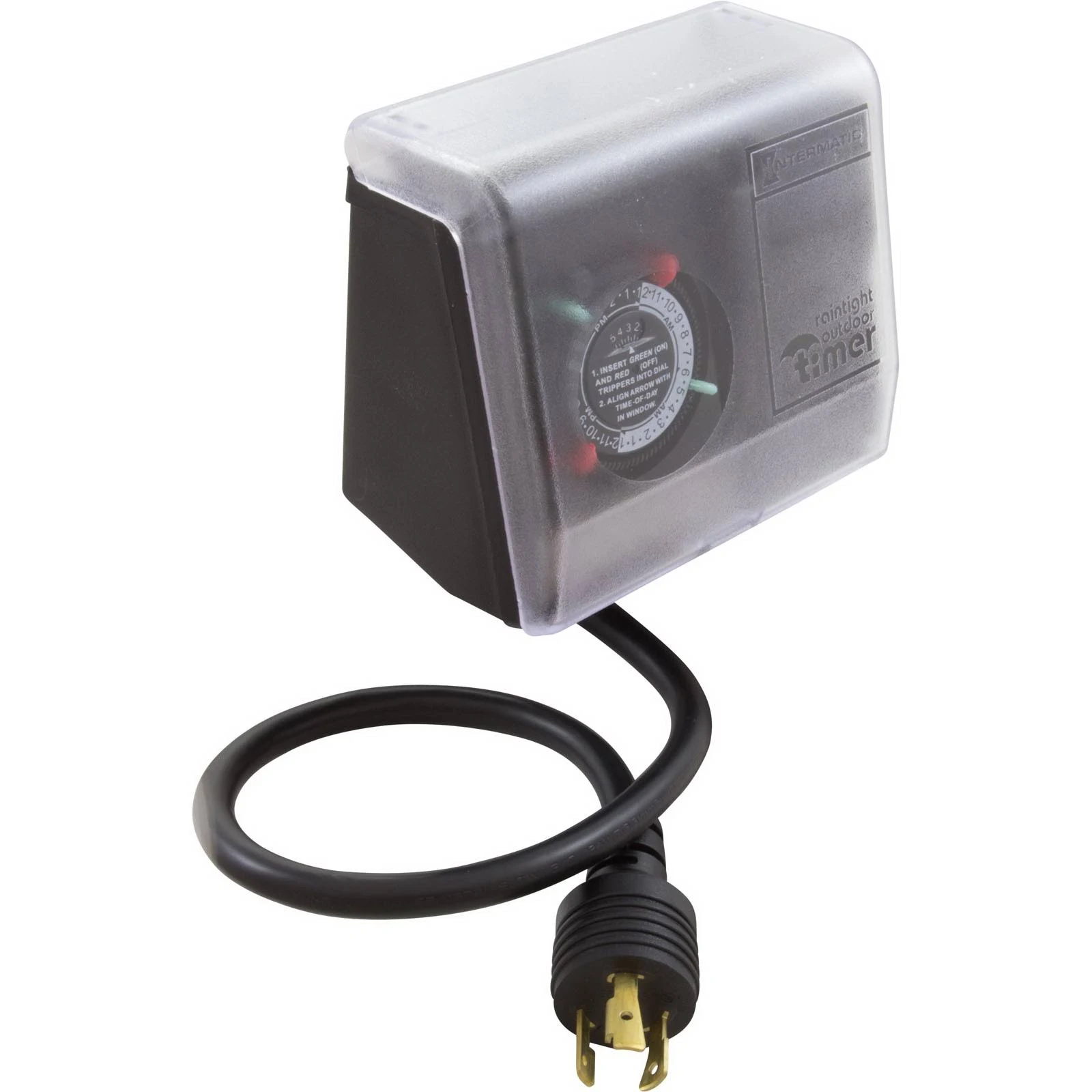 Intermatic 20A Timer with Twist-Lock Plug P1131