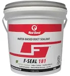 Red Devil 0841DX F-Seal 181 Fiber Reinforced Water Based Duct Sealant, 1 Gallon, Gray