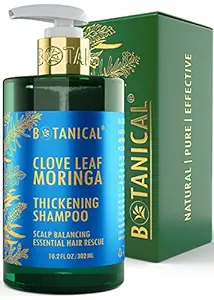 Shampoo For Thinning Hair - Clove Leaf &amp; Moringa - Scalp Balancing