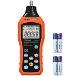 PT6208A Digital Contact Tachometer, Contact Measurement Speed Tach Meter, 50-19999RPM Speed Meter, Contact Tach RPM Meter with 100 Groups Data Logging, Data Hold, Max/Min/AVG, Backlight