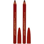 Maybelline 102 Expert Wear Twin Eye & Brow Pencil Liner, Dark Brown (900 mg, 2 ct)