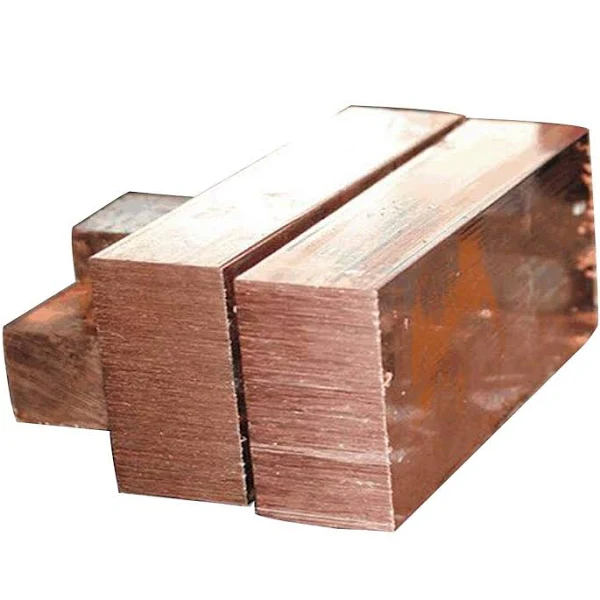 40mm x 40mm x 60mm 99% Cu T2 Copper Flat Bar Stock