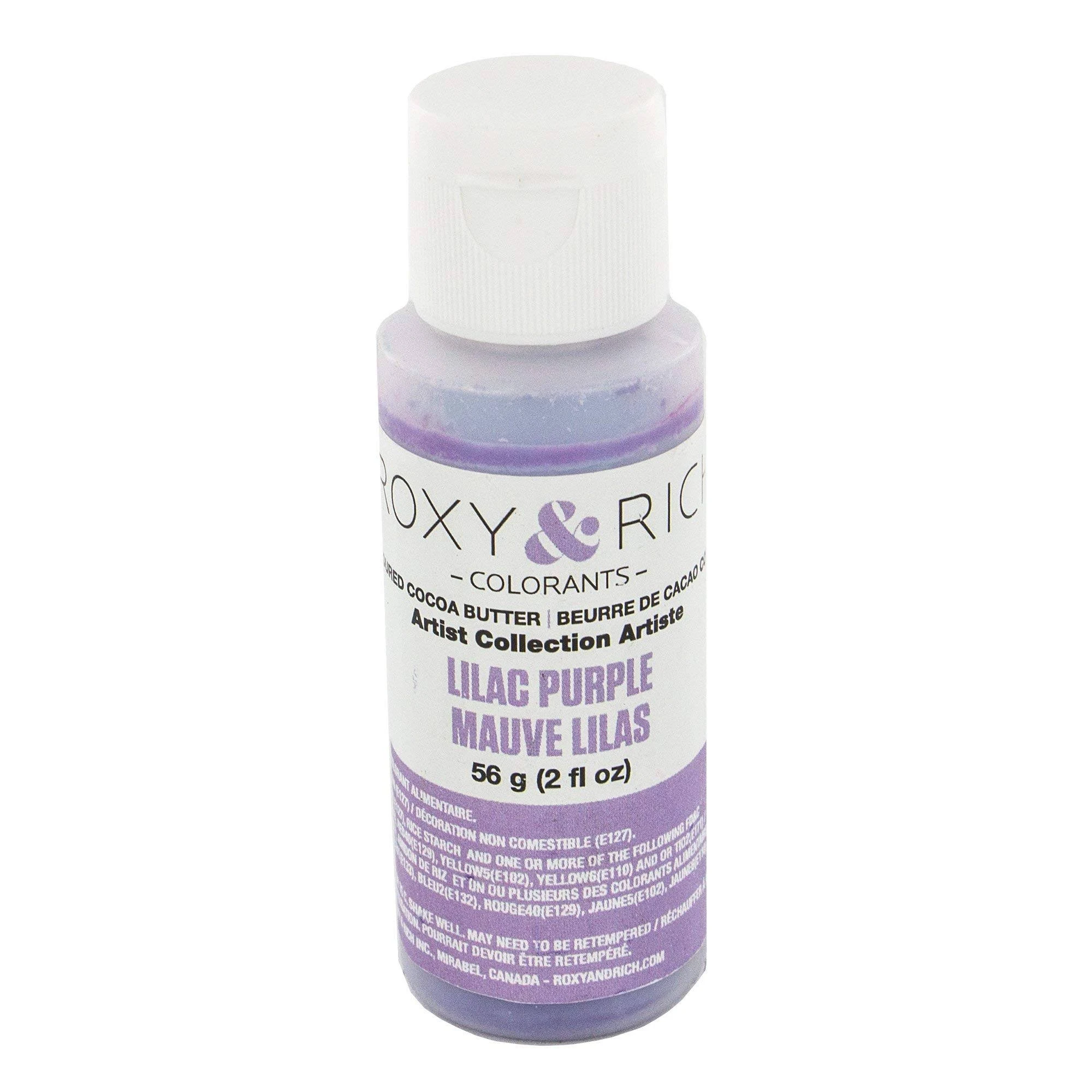 Roxy & Rich Artist Collection Cocoa Butter, 56 Grams Lilac Purple