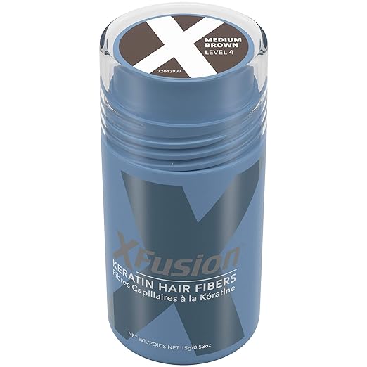 XFusion Keratin Hair Fibers - Medium Brown (15G)