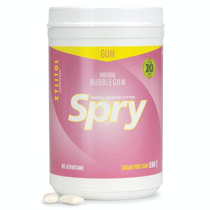 Spry Chewing Gum Bubble Gum 550 Gum