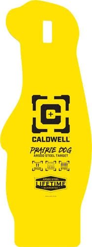 Caldwell AR500 Prairie Dog Steel Hanging Target Yellow